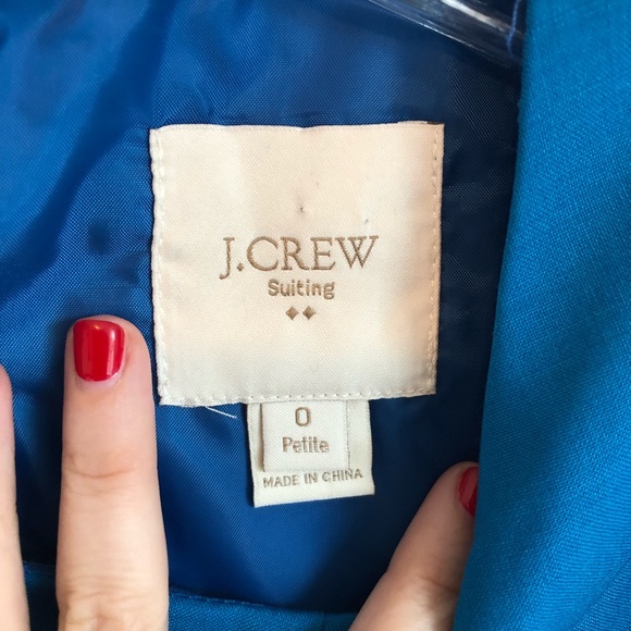 J.Crew Factory teal blue dress. OP - Picture 2 of 4
